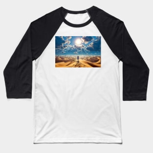 Desert Wanderer - Landscape Baseball T-Shirt